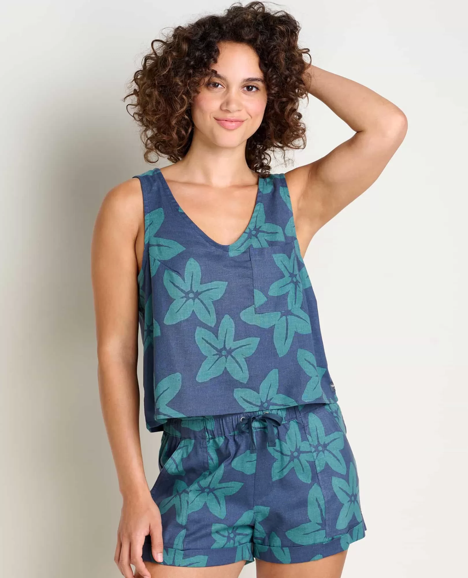 Outlet Toad&Co Taj Hemp Button Back Tank Ii